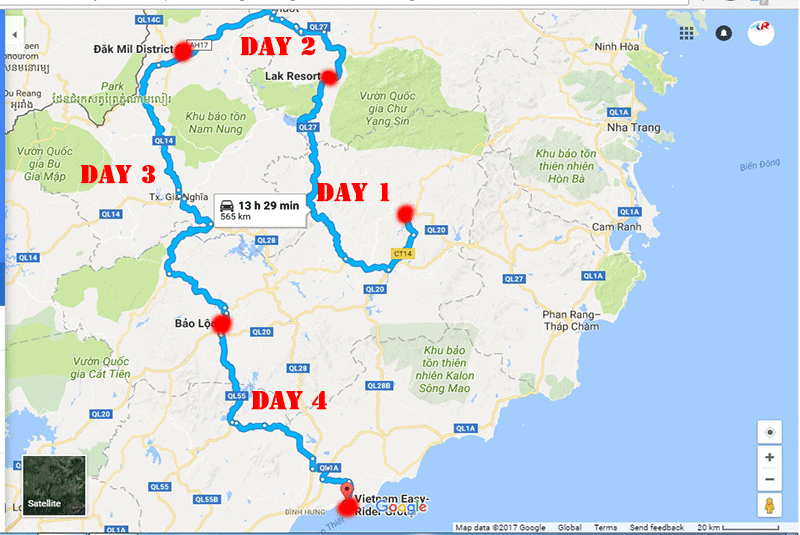 easyrider-tour-from-da-lat-to-central-highland-to-mui-ne-in-4-days-maps