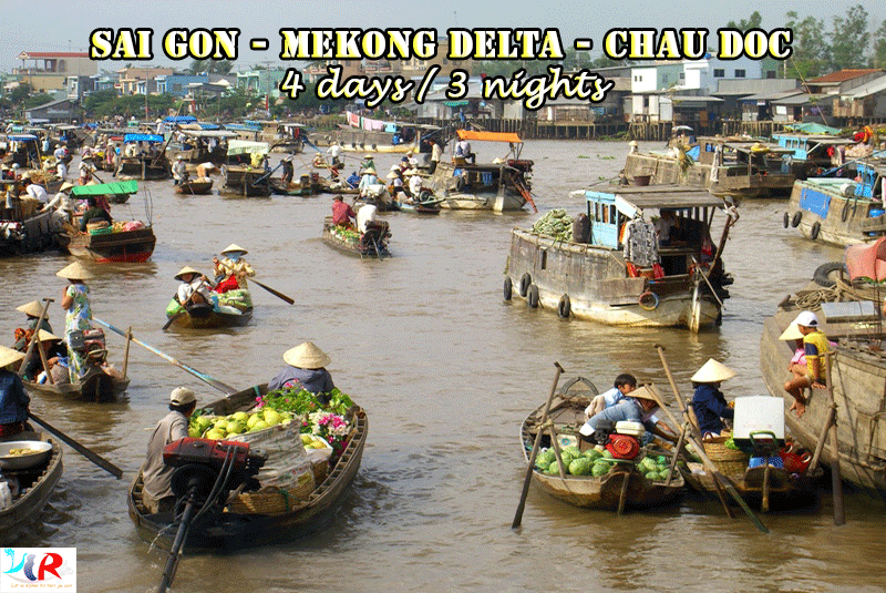 Motorcycle Tour Sai gon to Mekong Delta to Chau Doc 4 days