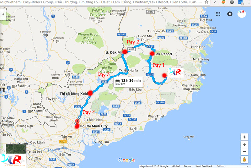 easyrider-tour-from-da-lat-to-central-highland-to-sai-gon-in-4-days-maps