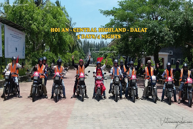 Easy Riders Hoian/danang to Dalat in 5 days
