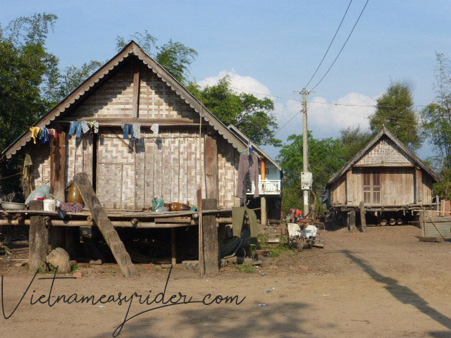 Mnong village in Lak lake